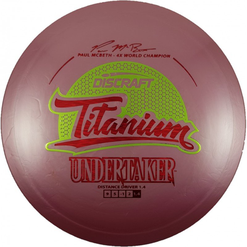 Discraft Titanium Undertaker Paul McBeth Signature Series - DiscCity