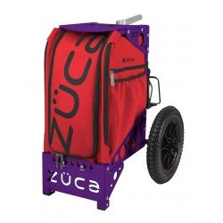 ZUCA Disc Golf Cart&Insert (Purple/Infrared) with Accesory pouch