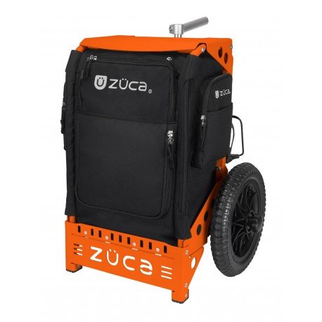 ZUCA Trekker Disc Golf Cart&Insert (Orange/Black)