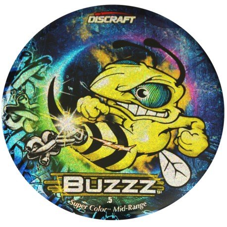 Discraft ESP Buzzz Full Foil SuperColor Chains Blue Sparkle Prism