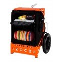 ZUCA Trekker LG Disc Golf Cart&Insert (Orange/Black)