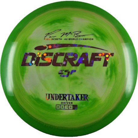 Discraft ESP Undertaker Paul McBeth 6x Signature Series