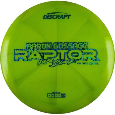 Discraft Z Swirl Raptor 2025 Aaron Gossage Tour Series