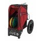ZUCA Disc Golf Cart&Insert (Red/Infrared) with Accesory pouch
