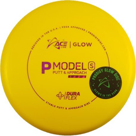 Prodigy ACE Line - GLOW DuraFlex P Model S Bottom stamp - Cale Leiviska 2021