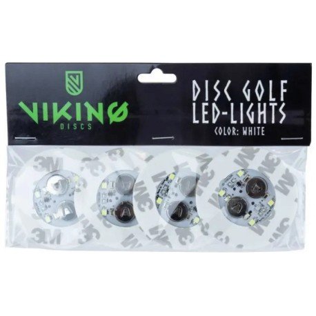 Viking discs - Diskų švieselės, 4 vnt, balta
