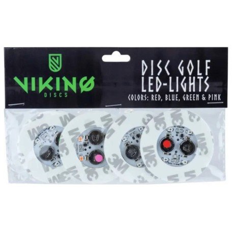 Viking discs - Diskų švieselės, 4 vnt, spalvota