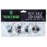 Viking discs - Diskų švieselės, 4 vnt, spalvota