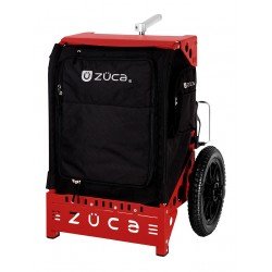 ZUCA Trekker LG Disc Golf Cart&Insert (Red/Black)