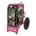 ZUCA Disc Golf Cart&Insert (Pink/Camo) with Accesory pouch