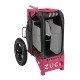 ZUCA Disc Golf Cart&Insert (Pink/Gunmetal)