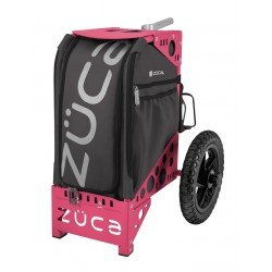 ZUCA Disc Golf Cart&Insert (Pink/Gunmetal) with Accesory pouch