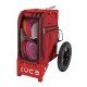 ZUCA Disc Golf Cart&Insert (Red/Infrared)