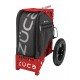 ZUCA Disc Golf Cart&Insert (Red/Gunmetal)