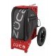 ZUCA Disc Golf Cart&Insert (Red/Gunmetal)