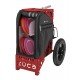 ZUCA Disc Golf Cart&Insert (Red/Gunmetal)