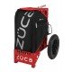 ZUCA Disc Golf Cart&Insert (Red/Onyx)